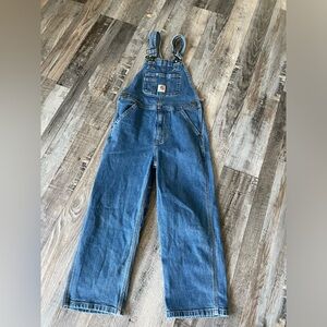 Boys carhartt overalls size 6